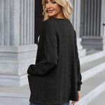 Zeagoo Women's 2023 Fall Winter Cardigan Sweaters Long Sleeve Open Front Cable Knit Outwear Coat with Pockets