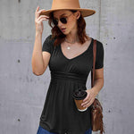 V Neck Tunic Tops - Zeagoo (Us Only)