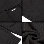 Zeagoo Women's Cardigan for Women Long Sleeve Knit Cardigan with Hood Open Front Sweater Coat Outwear with Pockets