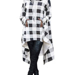 Zeagoo Women Pullover Hoodies Sweatshirt Long Sleeve High Low Sweater Oversize Top with Pocket (Us Only)