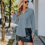 Zeagoo Women's Button Down Shirt Long Sleeve Chiffon Blouse