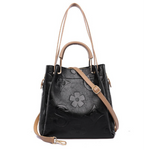 Floral Leather Crossbody Bag