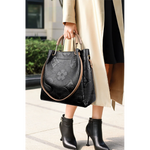 Floral Leather Crossbody Bag