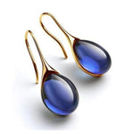 Chic Dangle Earrings with Crystals
