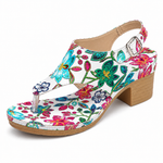 Camila Floral Heel Sandals