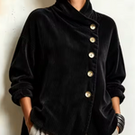 Sandra - Chaqueta con Cuello Alto Asimétrico
