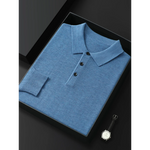 Ultimate Merino Cashmere Polo Sweater