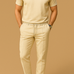 Men's Polo Shirt & Pants 2-Piece Set