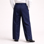 Pinstripe Wool Blend Dress Pants