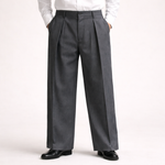 Pinstripe Wool Blend Dress Pants