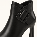 Aveline Buckle Heel Boots