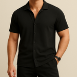 Casual Loose Fit Shirt Sets