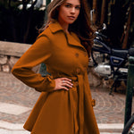 Zeagoo Double-Breasted Thick Wool Coat Jacket