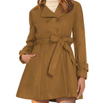 Zeagoo Double-Breasted Thick Wool Coat Jacket