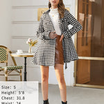 Zeagoo Double-Breasted Thick Wool Coat Jacket