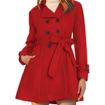 Zeagoo Double-Breasted Thick Wool Coat Jacket