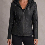 Mercedes - Chaqueta de Piel Resistente y Elegante