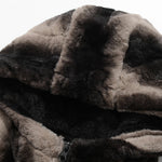 Faux Fur Zip-Up Hooded Vest