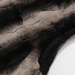 Faux Fur Zip-Up Hooded Vest
