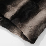 Faux Fur Zip-Up Hooded Vest