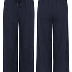 Zeagoo Drawstring Long Pants with Pockets