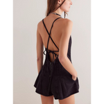 Serena Denim Romper