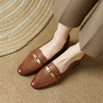 Aveline Genuine Leather Heels