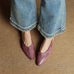Juliet Genuine Leather Flats