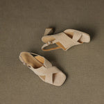 Nora Suede Heels