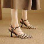 Milas Leather Heels