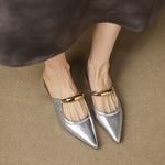 Vieste Genuine Leather Mules