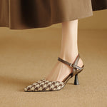 Milas Leather Heels
