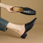 Sorrento Genuine Leather Mules