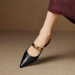 Vieste Genuine Leather Mules