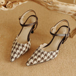 Milas Leather Heels