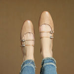 Hilton Leather Flats