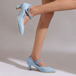 Eleanor Suede Heels
