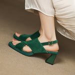 Nora Suede Heels