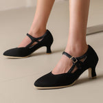 Eleanor Suede Heels