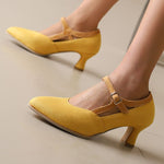 Eleanor Suede Heels