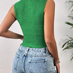 Zeagoo Sleeveless Crop Top Square Neck Tank Top