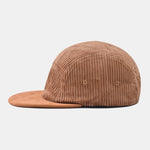 Corduroy Flat Brim Soft Top Baseball Cap