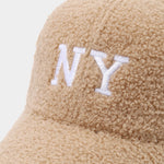 American Style NY Letter Fleece Warm Baseball Cap