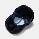 Fashion Warm Fleece-Lined Letter R Baseball Cap