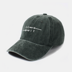Don't Quit Print Washed Baseball Cap
