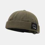 Lightweight Adjustable Cap Featuring Simple Love Embroidery