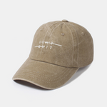 Don't Quit Print Washed Baseball Cap