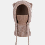 3-in-1 Fleece Lined Balaclava Knit Hat With Scarf Face Mask