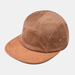 Corduroy Flat Brim Soft Top Baseball Cap