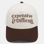 Expensive & Difficult Embroidery Baseball Cap